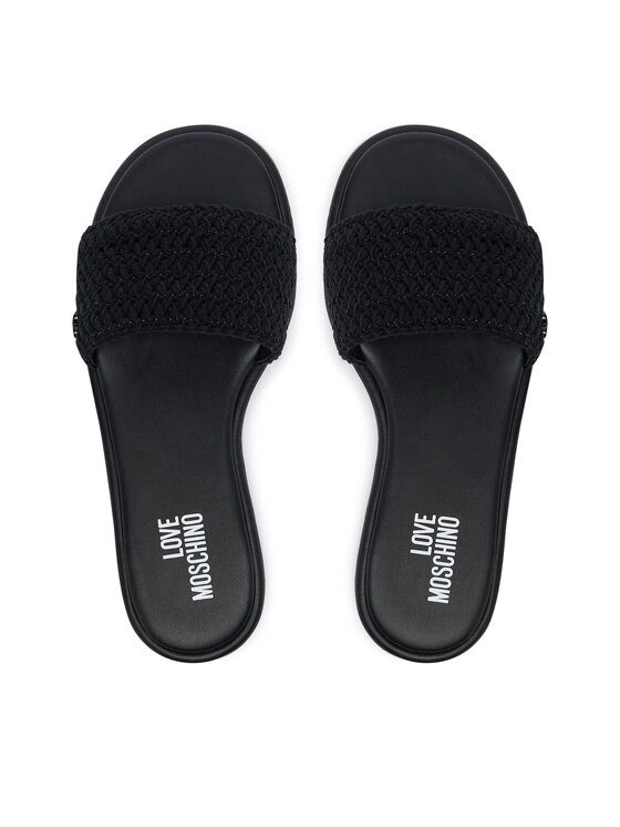LOVE MOSCHINO Шльопанці LOVE MOSCHINO JA28242G0OJQB000 Чорний