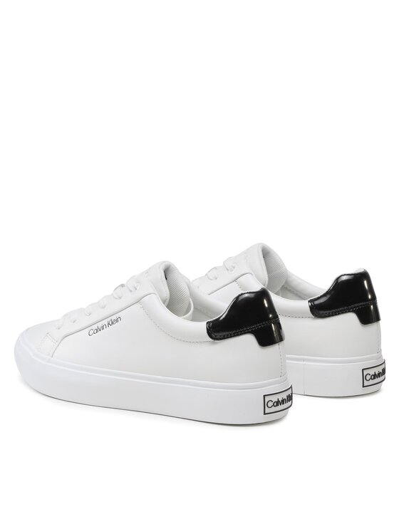 Calvin Klein Sneakersy Calvin Klein Vulc Lace Up HW0HW01681 Biela