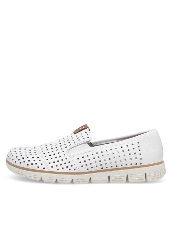 Rieker Īsi apavi Rieker 44077-80 Balts