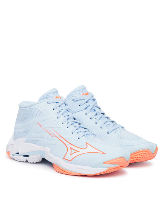 Mizuno Взуття у спортзал Mizuno Wave Lightning Elite Mid V1GC2605 Світло-синій