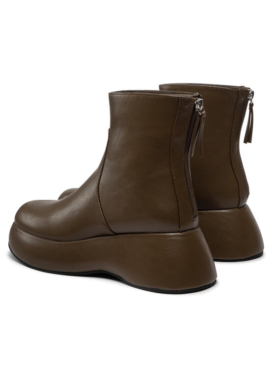 DeeZee Členková obuv DeeZee ZALY8813-8 Zelená