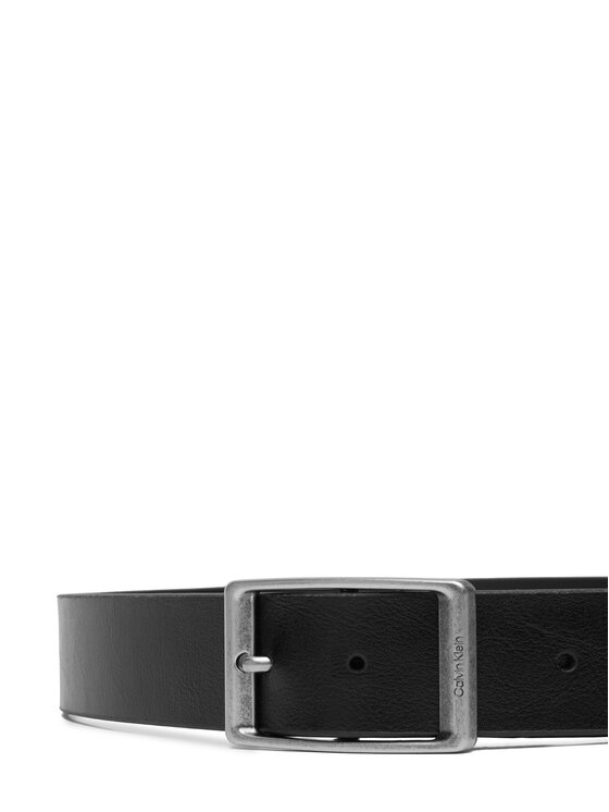 Calvin Klein Curea Calvin Klein Casual Round Buckle Tumbled 35Mm LV04D7123G Negru