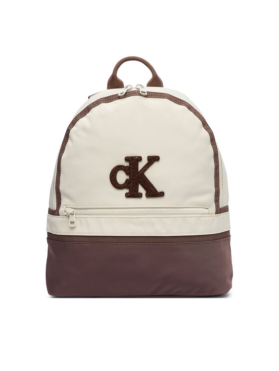 Calvin Klein Jeans Plecak Calvin Klein Jeans Colour Block Backpack IU0IU00758 Beżowy