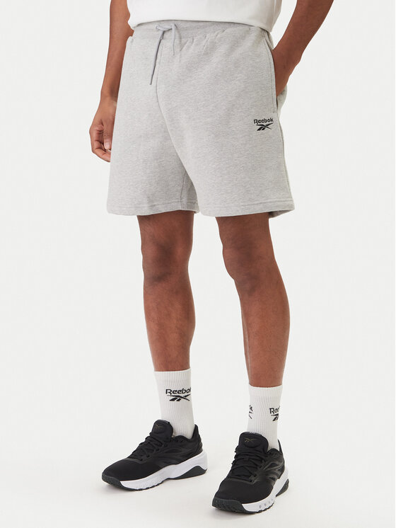 Reebok Reebok Conjunto de camiseta y pantalones cortos Baz RK25609CCM Gris Regular Fit