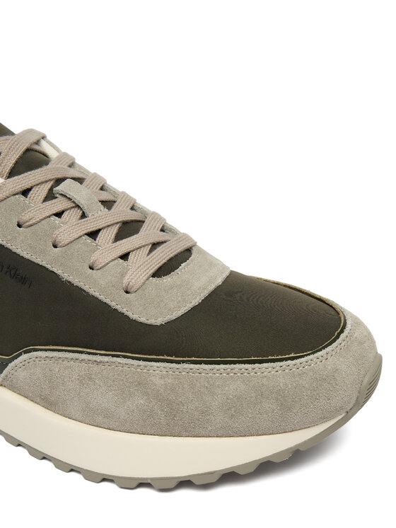Calvin Klein Сникърси Calvin Klein Low Top Lace Up Repreve Mix HM0HM01714 Зелен