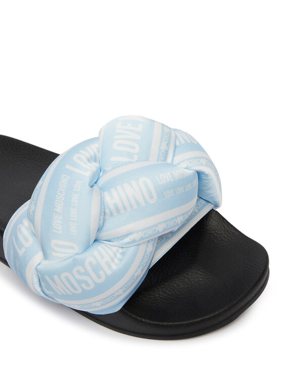 LOVE MOSCHINO Шльопанці LOVE MOSCHINO JA28312G0OIW370A Світло-синій