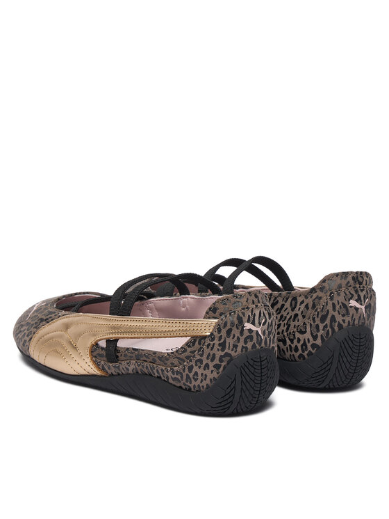 Puma Baleríny Puma Speedcat Ballet Leogirl Jr 409045 Hnědá