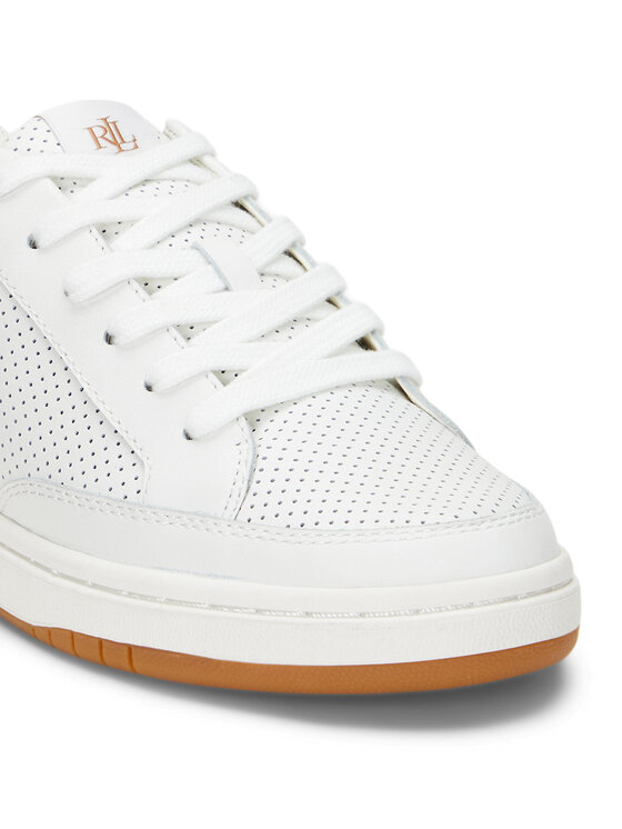 LAUREN RALPH LAUREN Αθλητικά LAUREN RALPH LAUREN Hailey Low-Top Lace-Up 802951391001 Λευκό