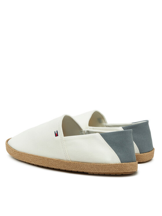 Tommy Hilfiger Espadrilky Tommy Hilfiger FM0FM05353 Écru