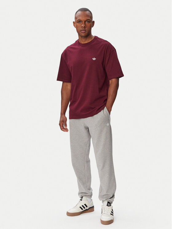 adidas adidas Camiseta Trefoil Essentials Loose KV3139 Guinda/burdeos Regular Fit