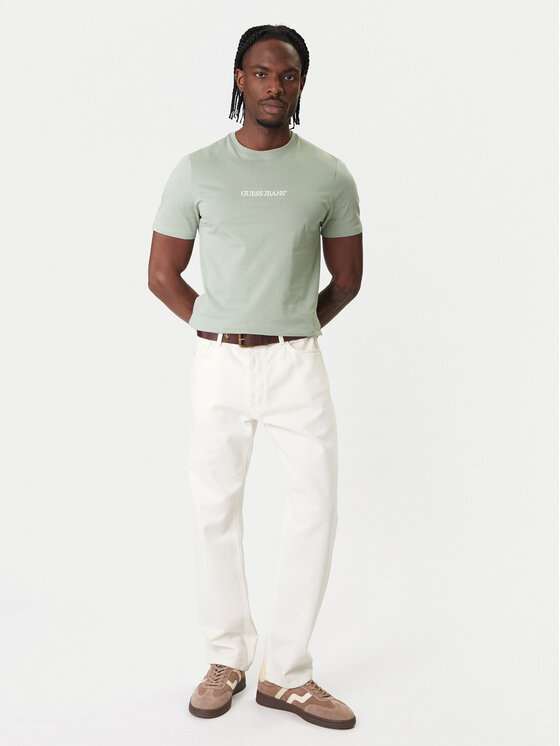 Guess Jeans Guess Jeans Camiseta M4YI52 K8HM0 Verde Regular Fit