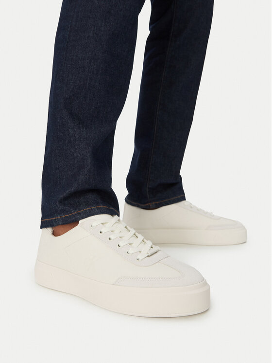 Calvin Klein Sneakersy Calvin Klein Basket Cupsole Lup Wt Lth HM0HM02133 Bílá