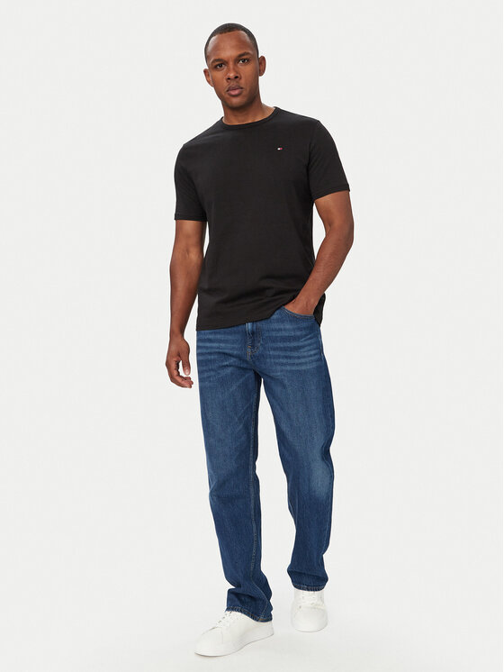 Tommy Hilfiger Tommy Hilfiger Conjunto de camisetas UM0UM03933 Negro Slim Fit