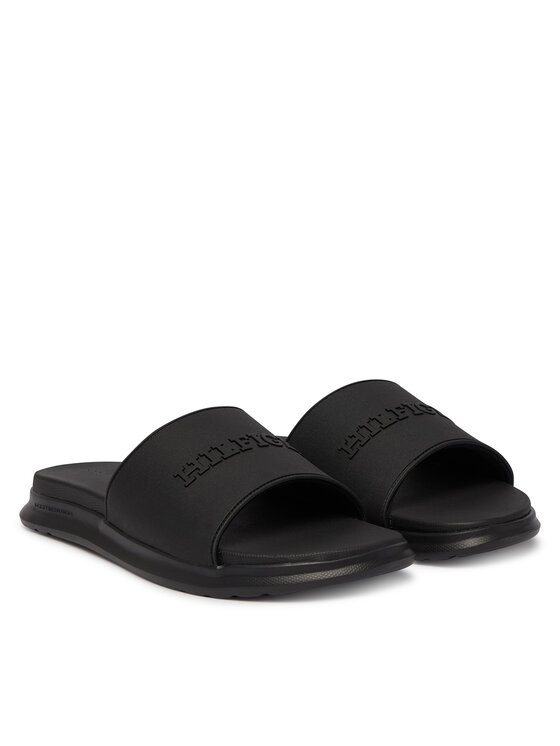 Tommy Hilfiger Ciabatte Tommy Hilfiger Dual Density Hilfiger Pool Slide FM0FM05797 Nero