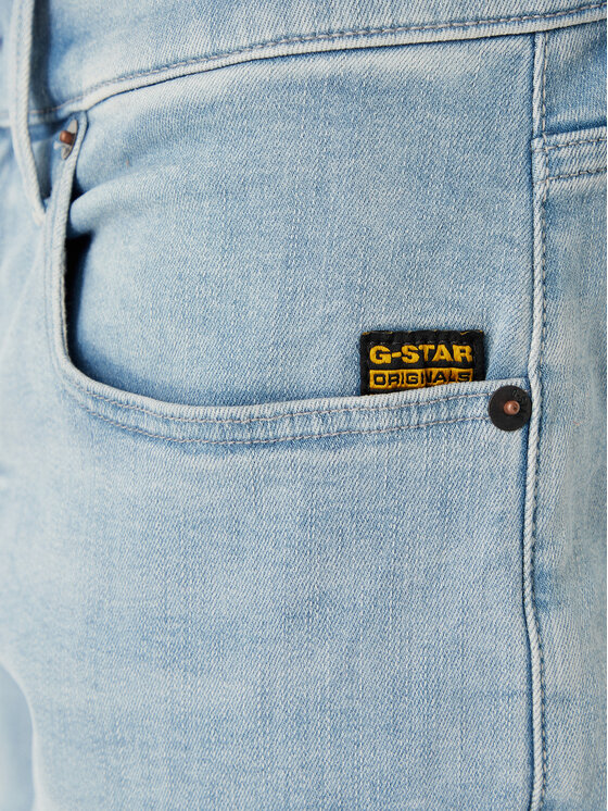 G-STAR G-Star Raw Джинсові шорти D10481-8968 Світло-синій Slim Fit