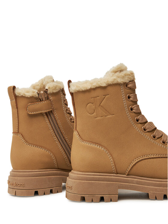 Calvin Klein Jeans Turistická obuv Calvin Klein Jeans V3A5-81020-1628 M Béžová