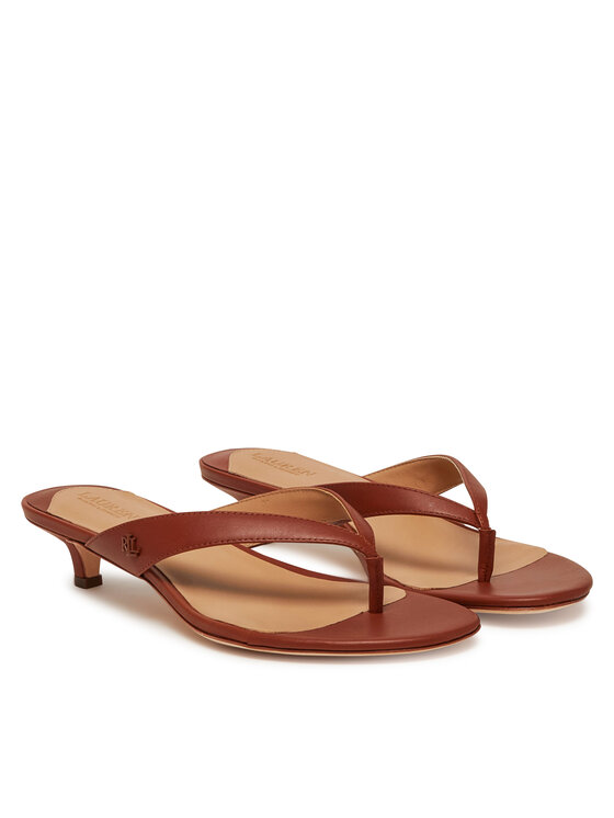 LAUREN RALPH LAUREN Σαγιονάρες LAUREN RALPH LAUREN Francesca 802966841002 Καφέ