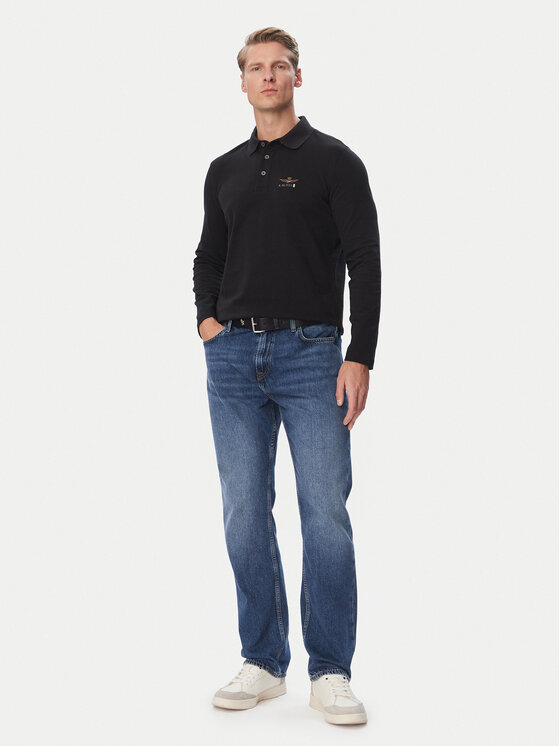 Aeronautica Militare Aeronautica Militare Polo 262PO1947UJ00703 Negro Regular Fit