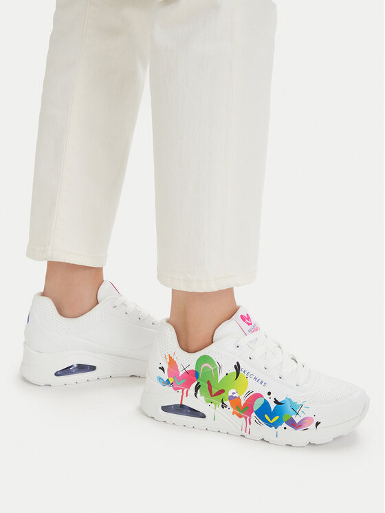 Sneakersy Skechers Jason Naylor: Uno - Open Your Heart 190008/WMLT Bílá
