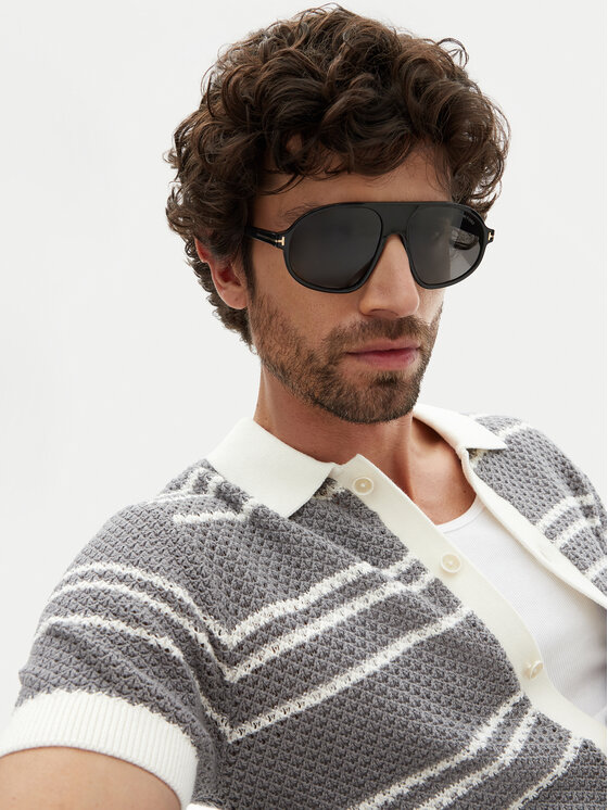 Tom Ford Sluneční brýle Tom Ford FT1178 01A Černá