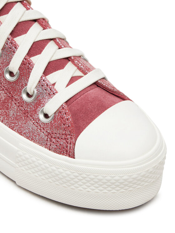 Converse Кеди Converse Chuck Taylor All Star Lift Platform Suede Shimmer A11634C Рожевий