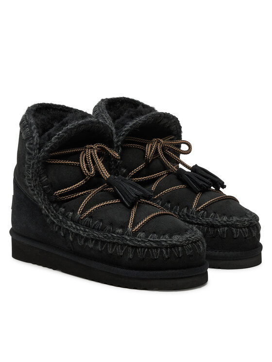 Mou Stivali da neve Mou Eskimo Scoubidoo Lace FW101124A Nero