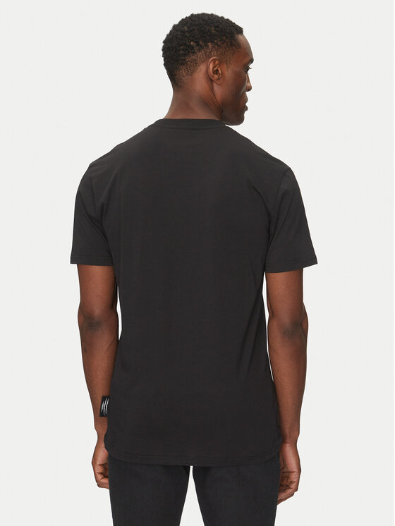 Plein Sport Plein Sport Футболка SAEC MTK8009 STE001N Чорний Regular Fit