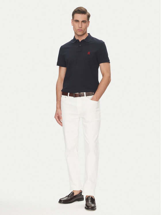 Tommy Hilfiger Tommy Hilfiger Polo MW0MW33167 Σκούρο μπλε Regular Fit