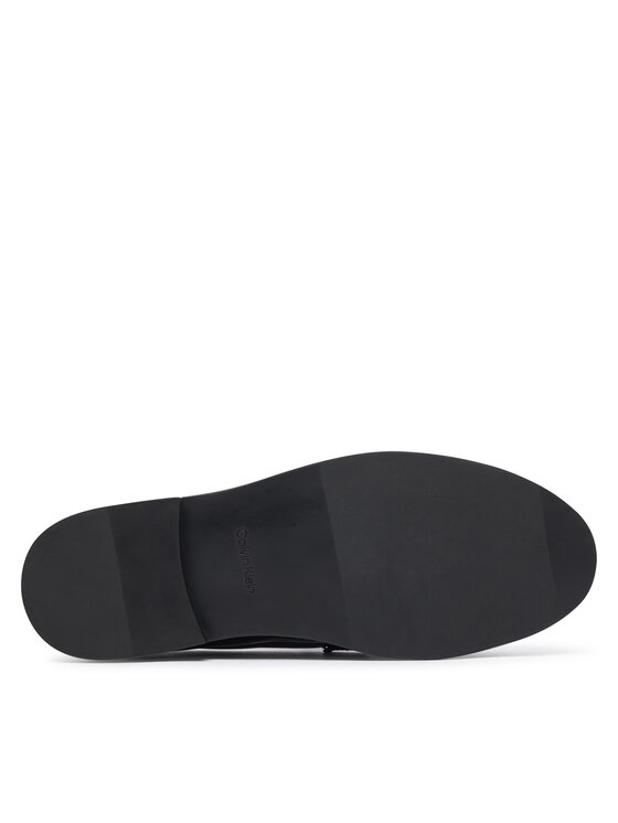 Calvin Klein Μοκασίνια Calvin Klein Round Essential Loafer Lth HW0HW03195 Μαύρο