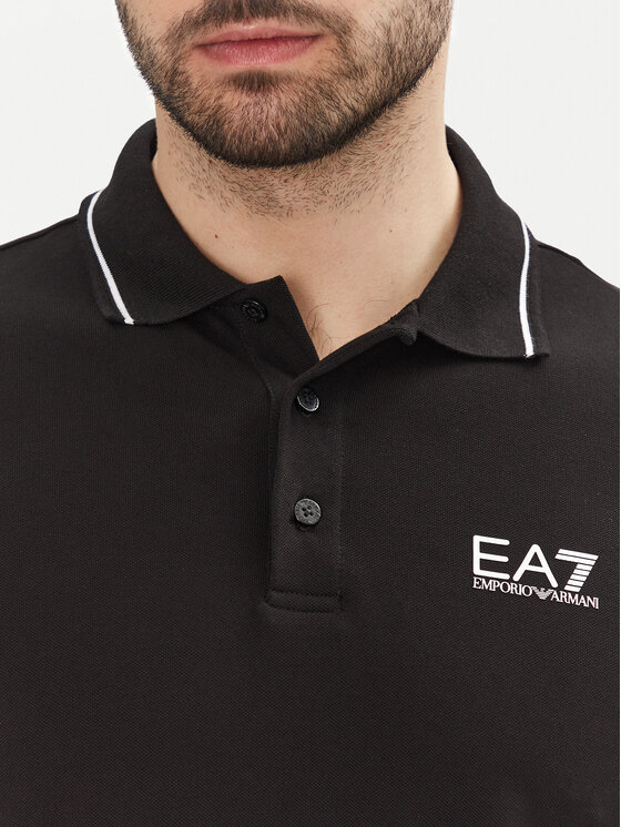 EA7 Emporio Armani EA7 Emporio Armani Polo 8NPF16 PJVUZ 1200 Nero Slim Fit
