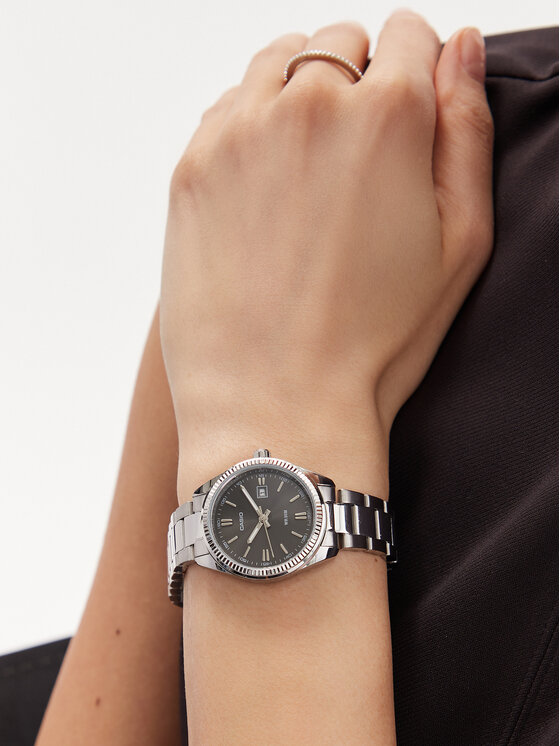 Casio Zegarek Casio LTP-1302PD-1A1VEG Srebrny