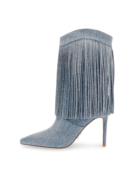 Steve Madden Kovbojská obuv Steve Madden Delray Bootie SM11002946-04004-48K Modrá