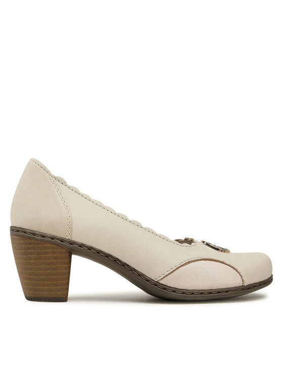 Rieker Półbuty Rieker 40910-80 Beżowy