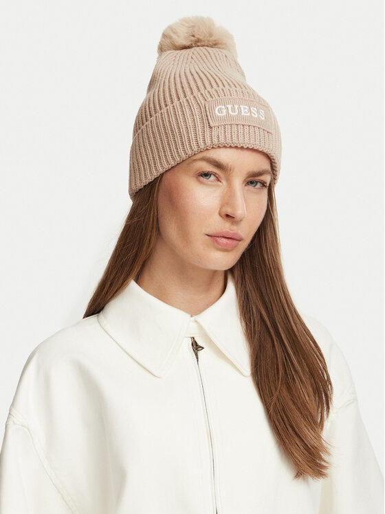 Guess Czapka Guess AW5650 WOL01 Beżowy