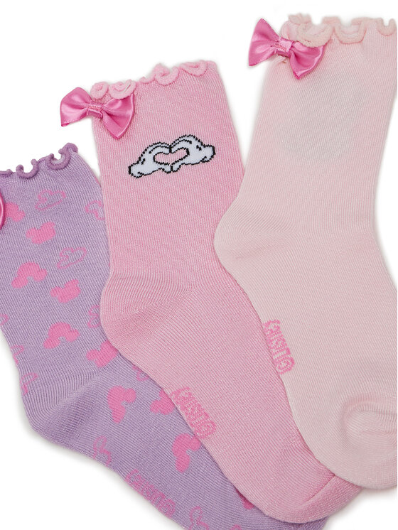 Mickey&Friends Calcetines largos Mickey&Friends ACCCS-SS25-327DSTC(3-PACK) Rosa