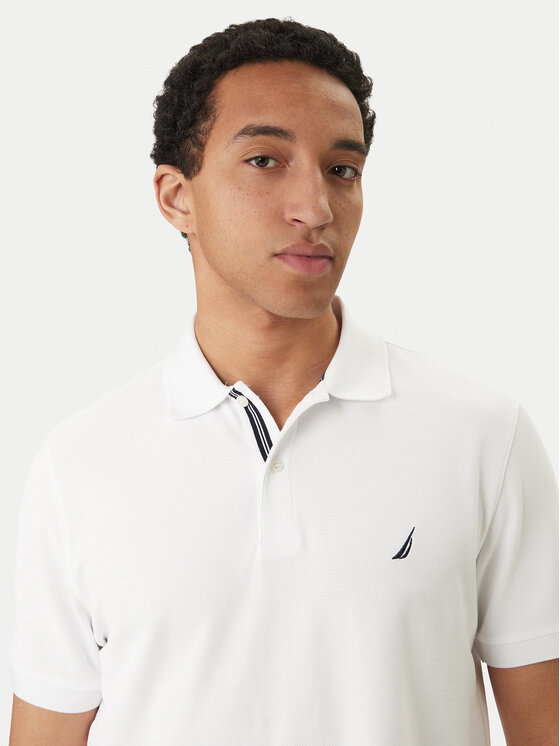 Nautica Nautica Pólóing Cabin NCCR0110 Fehér Classic Fit