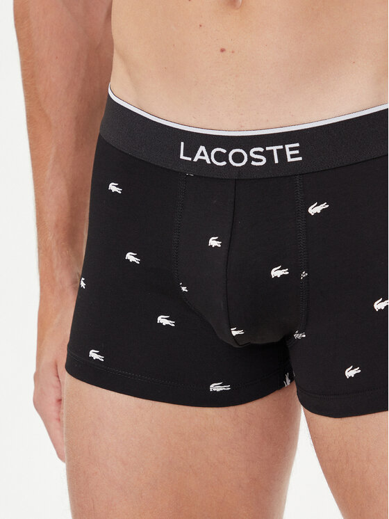 Lacoste Lacoste Conjunto de calzoncillos boxer 5H1299 Negro