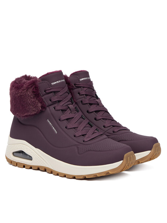 Skechers Черевики Skechers Uno Rugged 167274/WINE Бордовий