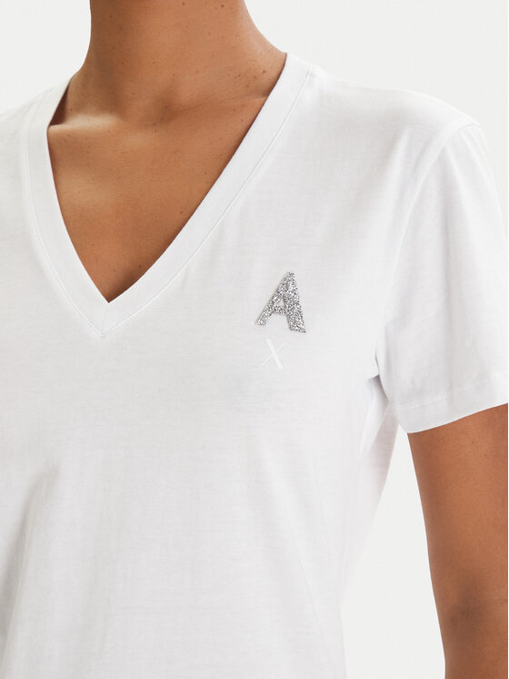 Armani Exchange Armani Exchange Camiseta XW002330 AF10356 U0002 Blanco Regular Fit