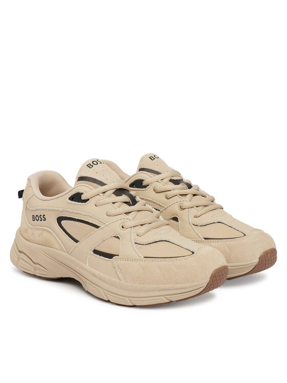 BOSS Sneakersy BOSS J53241 S Béžová