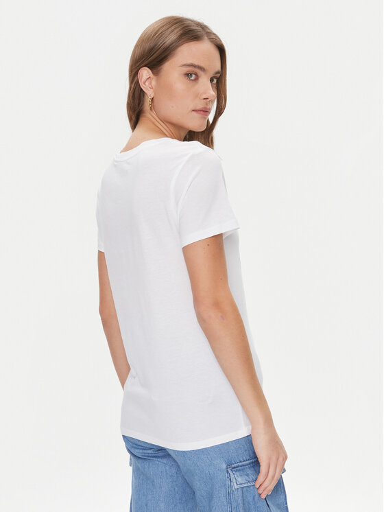 Guess Guess Camiseta W4RI86 K9SN1 Blanco Regular Fit
