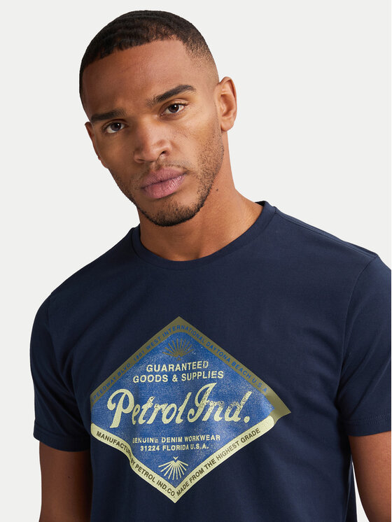 Petrol Industries Petrol Industries Camiseta M-1050-TSR634 Azul marino Regular Fit