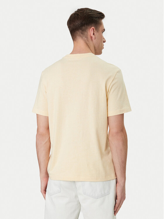 Calvin Klein Jeans Calvin Klein Jeans Camiseta Hero Monologo LV04RB862G Amarillo Regular Fit