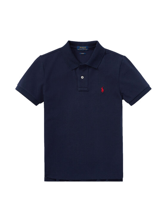 Polo Ralph Lauren Polo Ralph Lauren Поло 323547926 Cиній Slim Fit