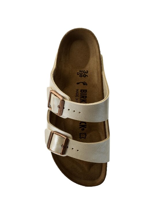 Birkenstock Шльопанці Birkenstock Arizona Birko-Flor 1009921 Золотий