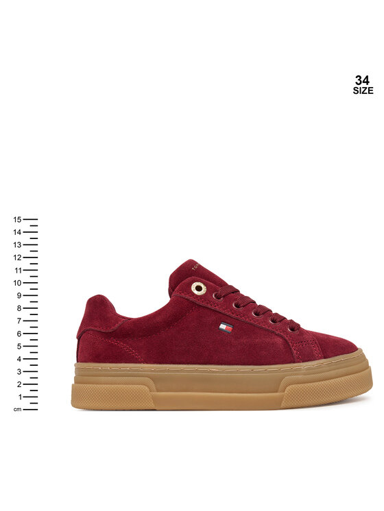 Tommy Hilfiger Sneakersy Tommy Hilfiger Jade T3A9-35098-1429 M Bordowy