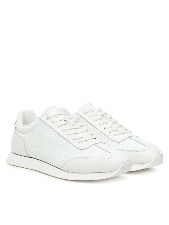 Calvin Klein Сникърси Calvin Klein Low Prof Runn Laceup Mono HM0HM01896 Бял
