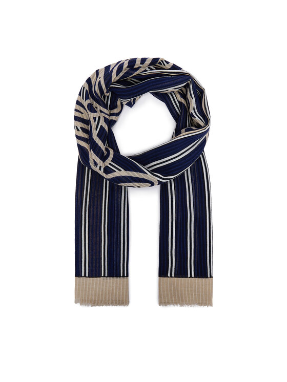 Tommy Hilfiger Πασμίνα Tommy Hilfiger Script AW0AW18869 Σκούρο μπλε