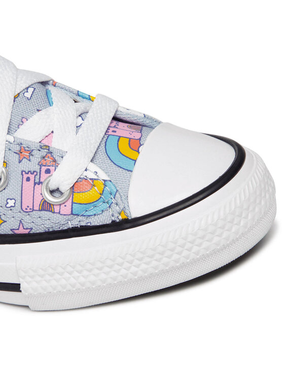 Converse Кеди Converse Chuck Taylor All Star Rainbow Castles 372943C Голубий