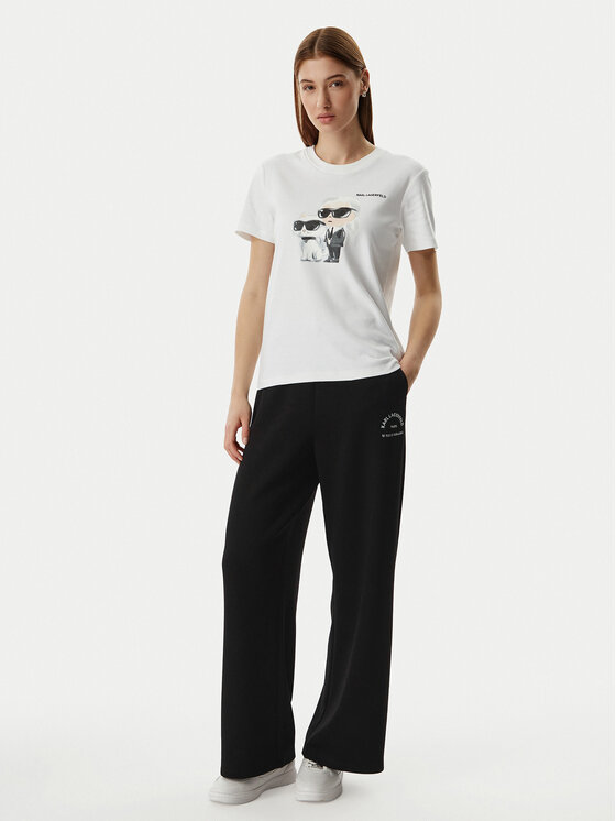 KARL LAGERFELD KARL LAGERFELD Camiseta A3W17077 Blanco Regular Fit